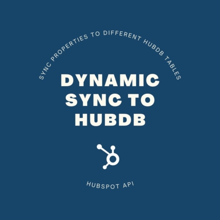 Dynamic Sync: Company Property to HubDB Table Row